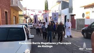 preview picture of video 'Procesión de Barrio San Juan y Parroquia de Atolinga. 22/05/2018'