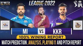 MI vs KKR IPL 2022 56th Match Prediction- 09 May | Mumbai vs Kolkata Match Prediction #ipl2022
