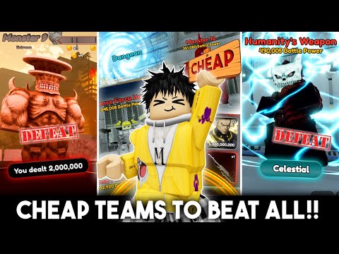 THIS IS BROKEN!! CHEAP TEAMS FOR (Celestial Defense Force) ALL NEW ENEMIES 4.5 in Anime Card Clash!!