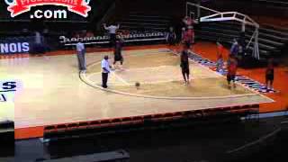 All Access Illinois Basketball Practice with Bruce Weber - Clip 3