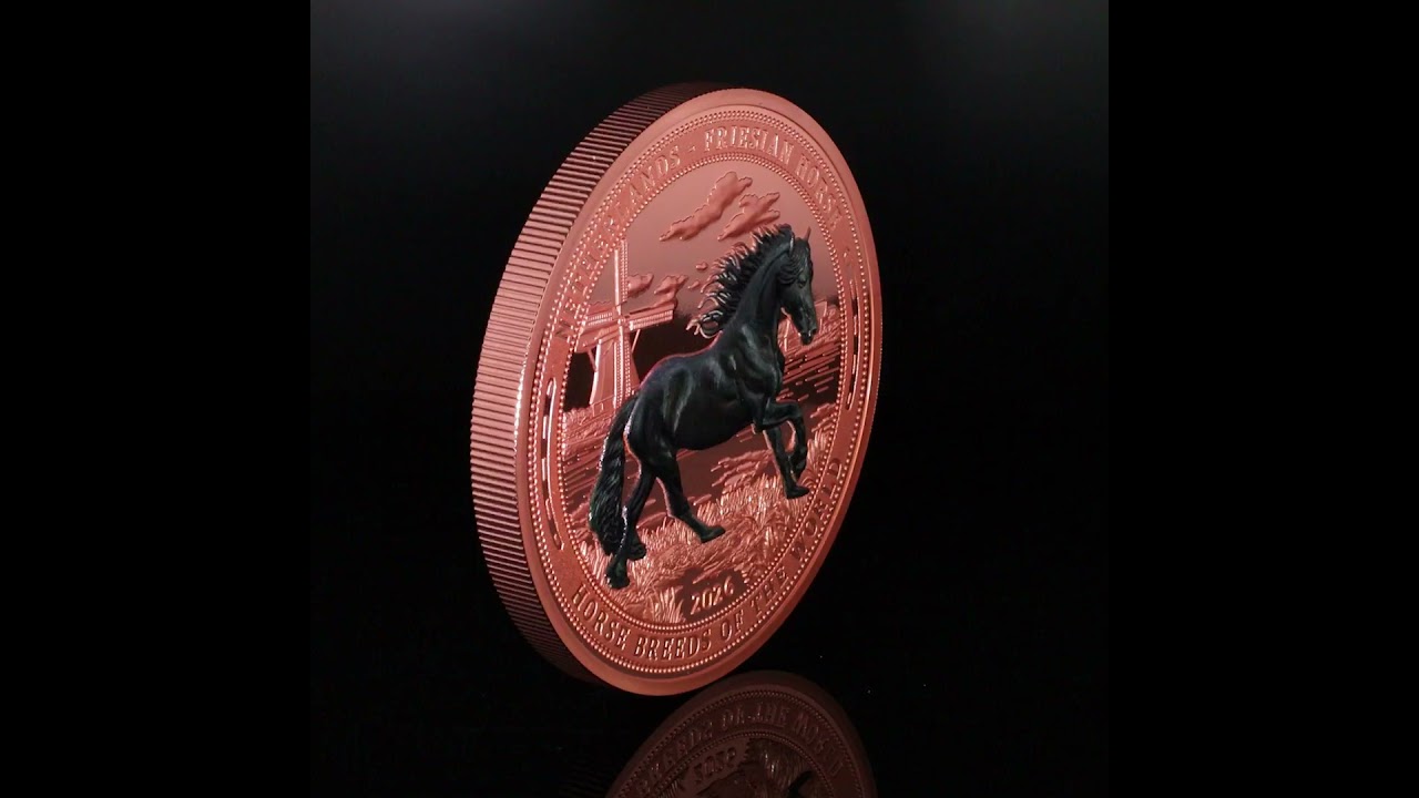 2026 Liberia Friesian Horse Copper Dollar | Littleton Coin Company
