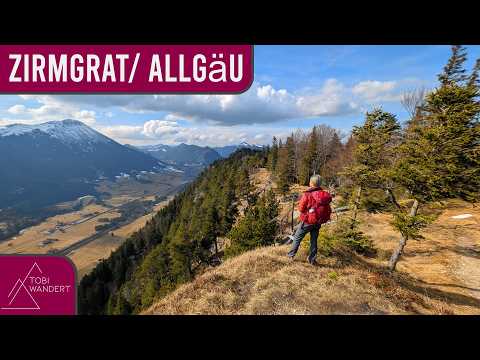 Adventurous ridge hike in the Allgäu - Over the Zirmgrat to Germany's highest castle ruins-Engl.Sub.