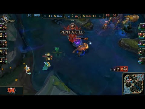 RPG VS FB  -  FB Padden Pentakill  -  2017 Worlds Play - In Stage - Day 3