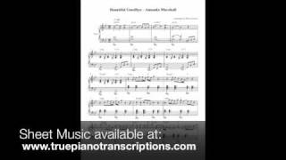 Beautiful Goodbye - Amanda Marshall - Piano