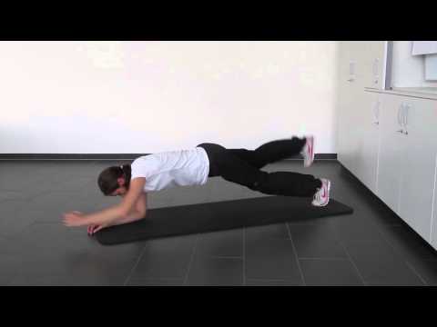Übung der Woche Ausgabe 13 - Kräftigung gesamter Rumpf, Gesäß- und Schultermuskulatur