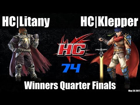 HC74 Smash4 - WQF: HC|Litany (Ganondorf) vs HC|Klepper (Ike)