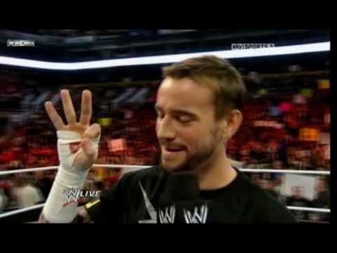 WWE RAW 01/03/11 - CM Punk speaks