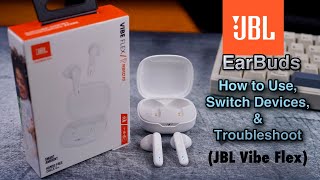 JBL Ohrhörer (JBL Vibe Flex): Verwendung, Gerätewechsel, Fehlerbehebung