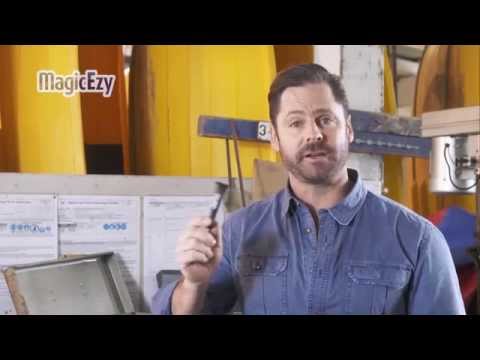 MagicEzy 9 SECOND CHIP FIX Demonstration - How to repair chips and holes in fiberglass boats