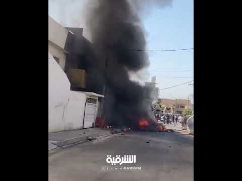 شاهد بالفيديو.. لحظة إسقاط طائرة مسيرة مجهولة شمالي كركوك