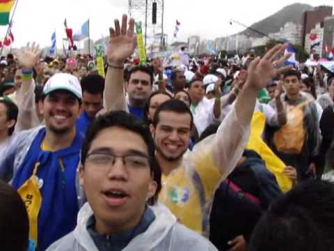 #CajuNaJMJ - Shows e Oração antes da Cerimônia de Abertura da JMJ Rio 2013