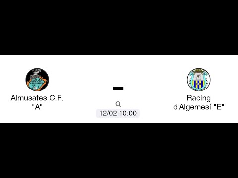 Resumen Almusafes C.F. "A" - Racing d'Algemesí "E"