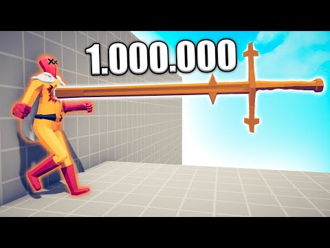 1.000.000 DAMAGE KING ARTHUR SWORD vs UNITS - TABS | Totally Accurate Battle Simulator 2025