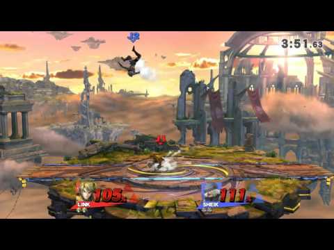 Super Smash Bros. for Wii U Dandersen (Sheik) vs davids64 (Link)