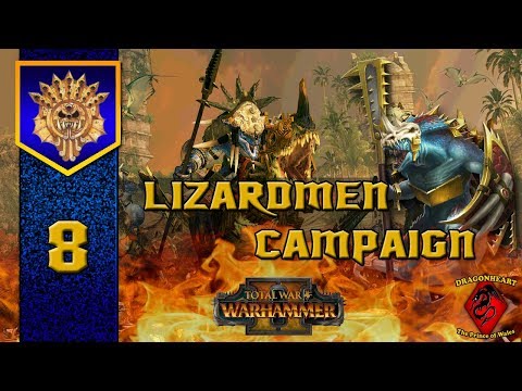 Lizardmen Lord Mazdamundi Campaign #8 | Total War: Warhammer 2