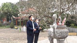 Thành ủy-HĐND-UBND-UBMTTQVN thành phố Tam Điệp tổ chức Lễ viếng Đài tưởng niệm liệt sỹ thành phố nhân dịp Tết Nguyên đán Nhâm Dần 2022