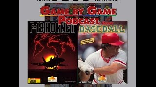 The Atari 7800 Game by Game Podcast:  Episode 16 – F-18 Hornet & Pete Rose Baseball