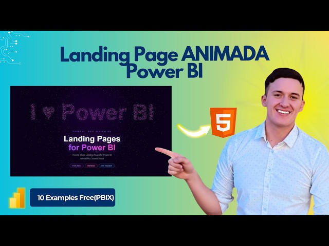 Cómo crear una Landing Page animada y funcional en Power BI utilizando ...