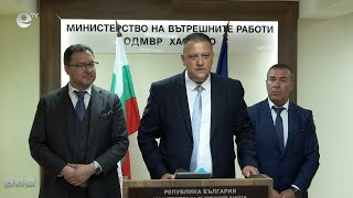 Даниел Митов пристигна в Хасково за отчета на полицията