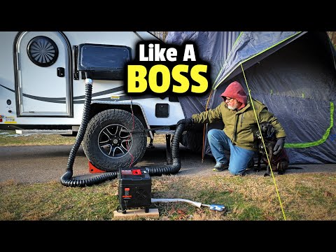 18°F Winter Camping Like a Boss | Vevor Diesel Heater Setup