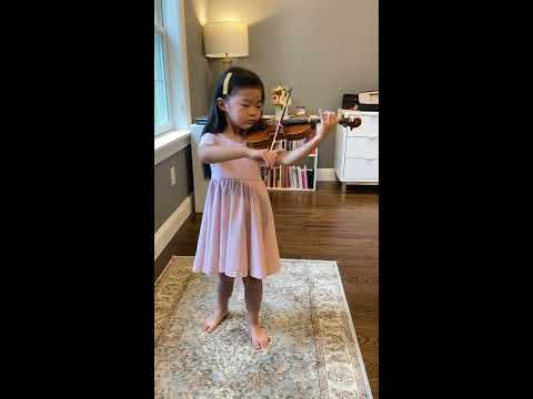 Theme from "Witches' Dance" by Nicolò Paganini - Freya Chen (4 yrs old), Suzuki Violin Book 2