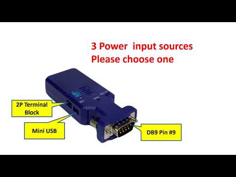 WiFi RS 232 adapter profile introduction - Internal antenna Male DB9