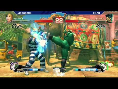 RTC2 SSF4 AE 2012 Tournament Winners Final Ladnopoka Cody vs Azza Bison