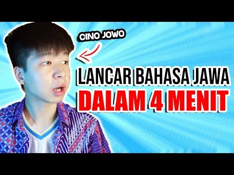 BELAJAR BAHASA JAWA DALAM 4 MENIT!!!