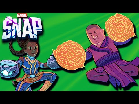 Crazy Shuri AND Wong Deck - Marvel Snap - Buff Black Panther & Red Skull
