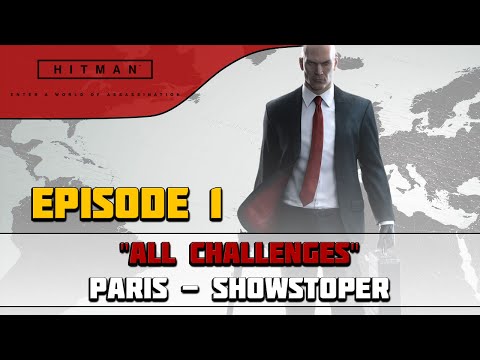 HITMAN (2016) EPISODE 1 ALL CHALLENGES LIVESTREAM Part 1 | CenterStrain01