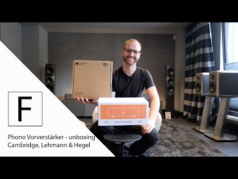Hörtest am Sonntag - Phono Vorverstärker unboxing - Hegel V10, Cambridge Alva Duo & Black Cube SE II