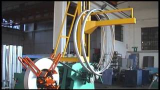 Demonstration on a MG AR110 half-pipe spiral machine