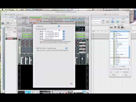 Live Sampling in Reason - Tutorial 1