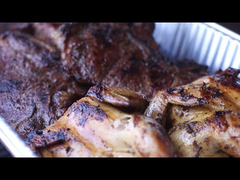 Smoked Cornish Hens & Country Style Ribs