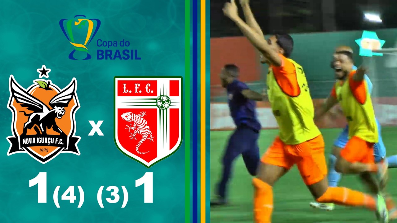 Nova Iguaçu vs Lagarto Highlights