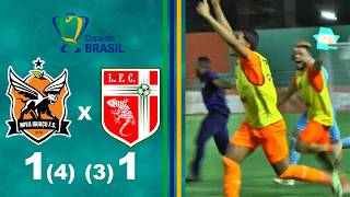 COPA DO BRASIL 2026 - 2ª FASE - NOVA IGUAÇU 1(4)X(3)1 LAGARTO - SE