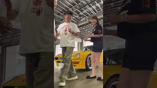 @大原かおり👮🐶 さん@あおきたろう さん達とoverLimit 社長さんとワイスピ劇中車両前でどしたん？を踊ってみました。 #三和交通 #踊るおじさん #100圓ラーメン #ワイスピ #overli