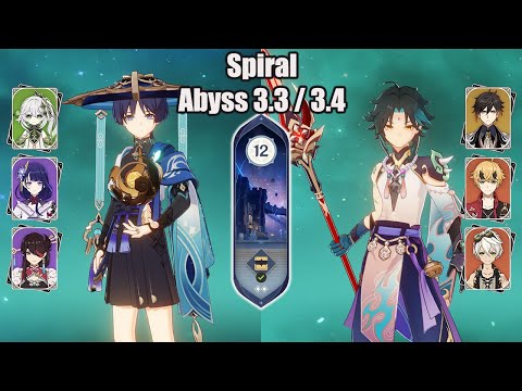 C0 Wanderer Double Electro And C0 Xiao Double Pyro Floor 12 SPIRAL ABYSS 3.3 / 3.4 - Genshin impact