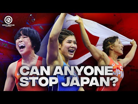 Women's Wrestling Highlight - All Points Scored by Team Japan - Senior World Championships 2023