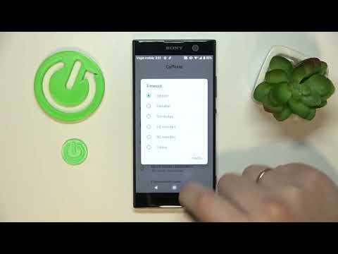 How to Set Screen Timeout to Never on SONY Xperia XA2? - Use Caffeine App