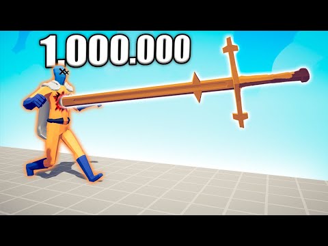 1.000.000 DAMAGE KING SWORD vs UNITS - TABS | Totally Accurate Battle Simulator 2024