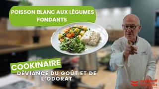 Poisson blanc aux légumes fondants