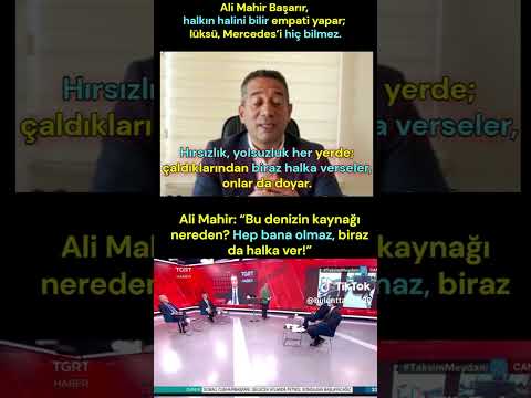 🚨MERCEDESLİ HALKÇI ALİ MAHİR: DENİZ HİÇ BİTMİYOR! 🚨🤡 BİZİM HALKÇILIK LÜKS MERCEDES'E BİNENE KADAR! 🚗