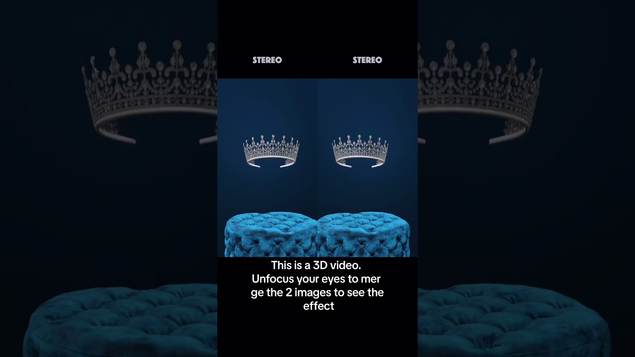 3D video Stereo effect  #3deffects #3dvideo #stereograms
