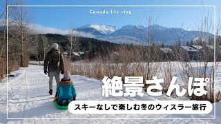 【海外生活】ウィスラーの穴場発見！コテージステイと絶景スポット｜費用全公開｜スキーしなくても楽しめる小さい子供と行く冬のカナダ旅行