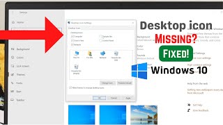 Windows 10: Fix Desktop Icons Are Missing! [Not Showing]
