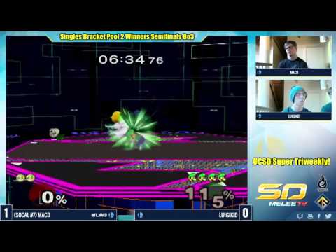 UCSD Super Triweekly Singles Pool 2: FE | MacD vs. LuigiKid