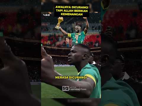 Senegal vs Maroko! Merasa Dicurangi Tapi Allah Berikan Mereka Kemenangan #shorts