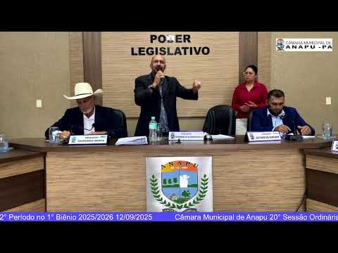 Câmara Municipal de Anapu 20° Sessão Ordinária 2° Período no 1° Biênio 2025/2026 12/09/2025
