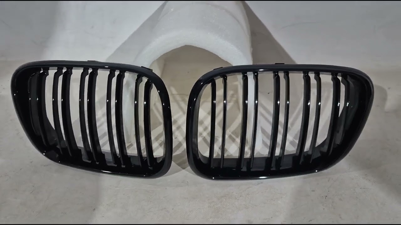BMW X5 E53 1999–2006 гг. Решетки M-Look (1999-2003, Черный Глянец) Video 1